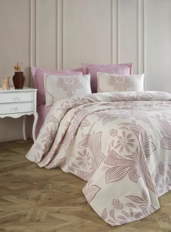 Set piké teke L'essentiel, jumbo, ngjyrë trëndafili i zbehtë
