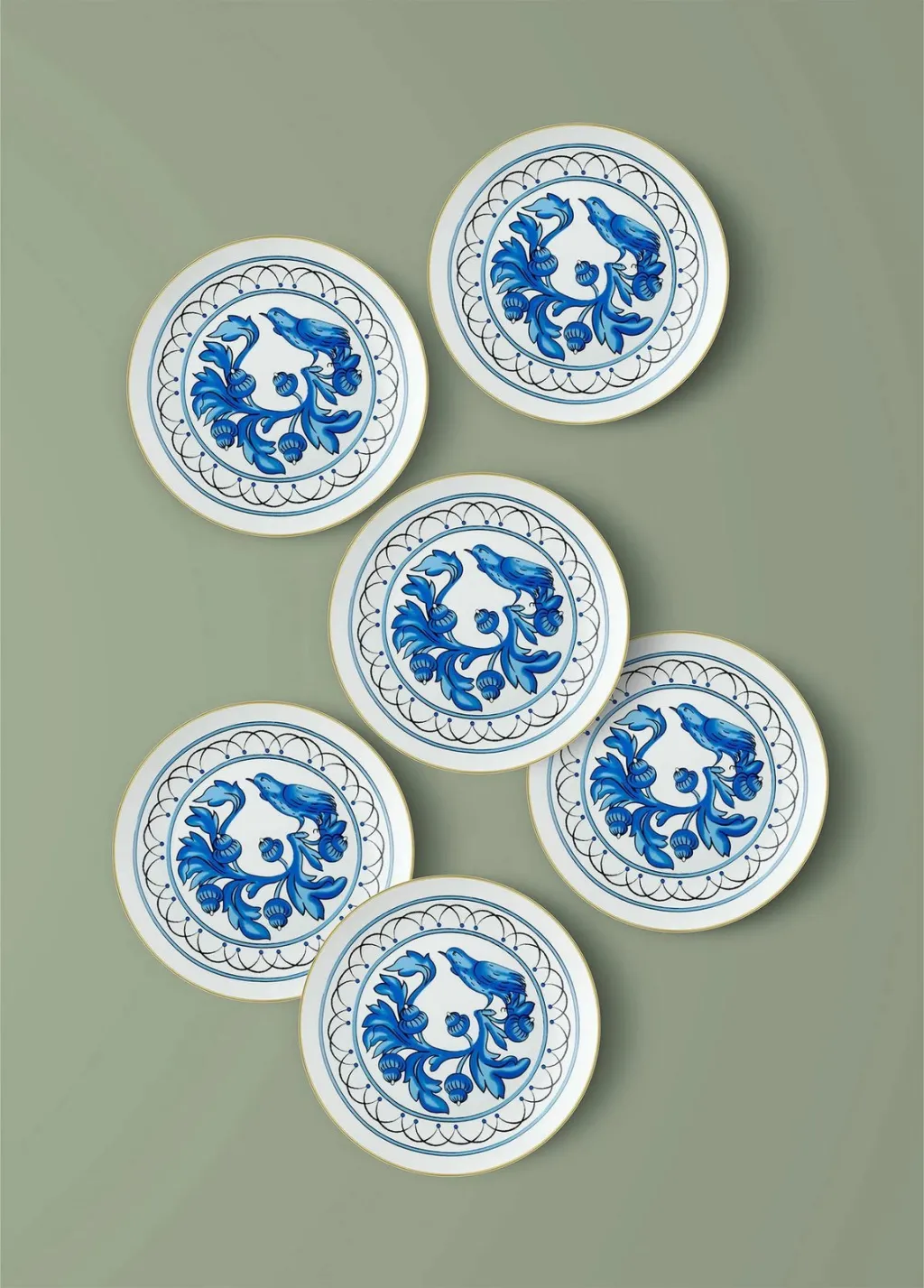 Set pjatash për ëmbëlsira (6 copë), Hermia, DNR0051 - 1