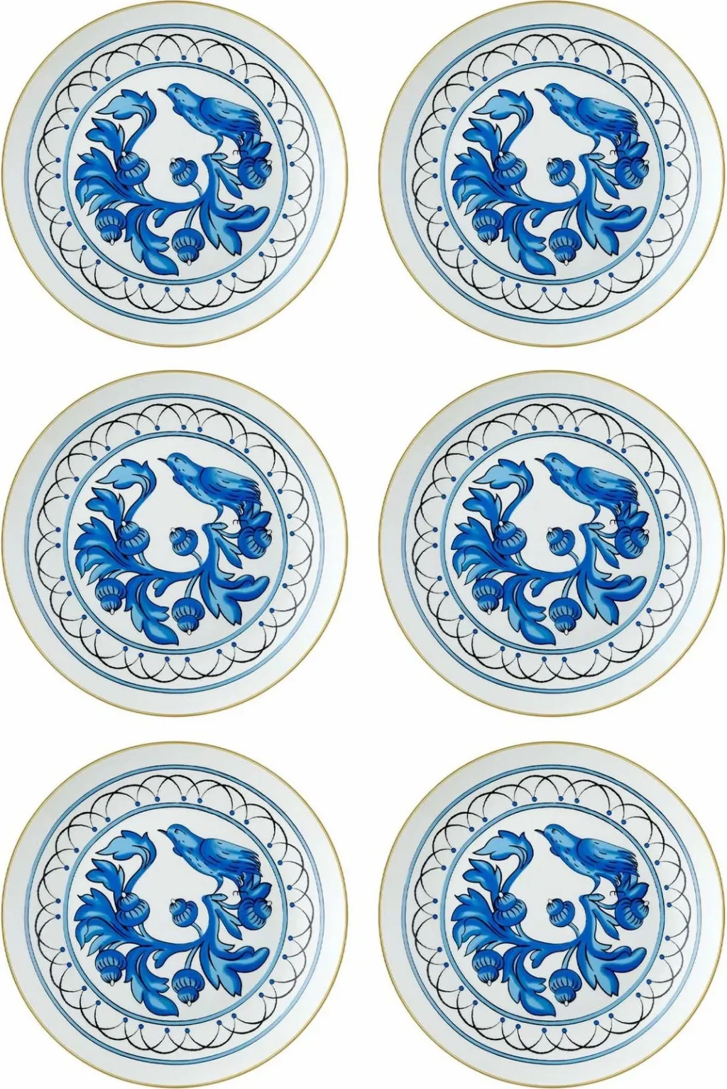 Set pjatash për ëmbëlsira (6 copë), Hermia, DNR0051 - 2