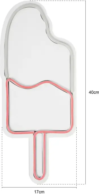 Dritë dekorative LED, plastikë, formë akulloreje, e bardhë/rozë