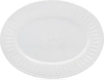 Pjatë shërbimi Hermia, krem, GRD0004, 3x37x50cm