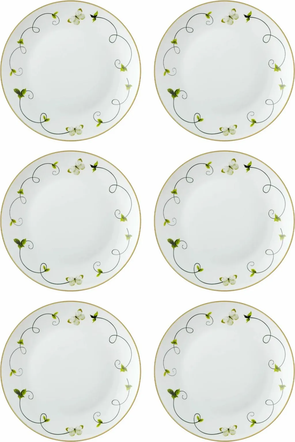 Set pjatash ëmbëlsirash (6 copë), Hermia, DNR0067 - 2