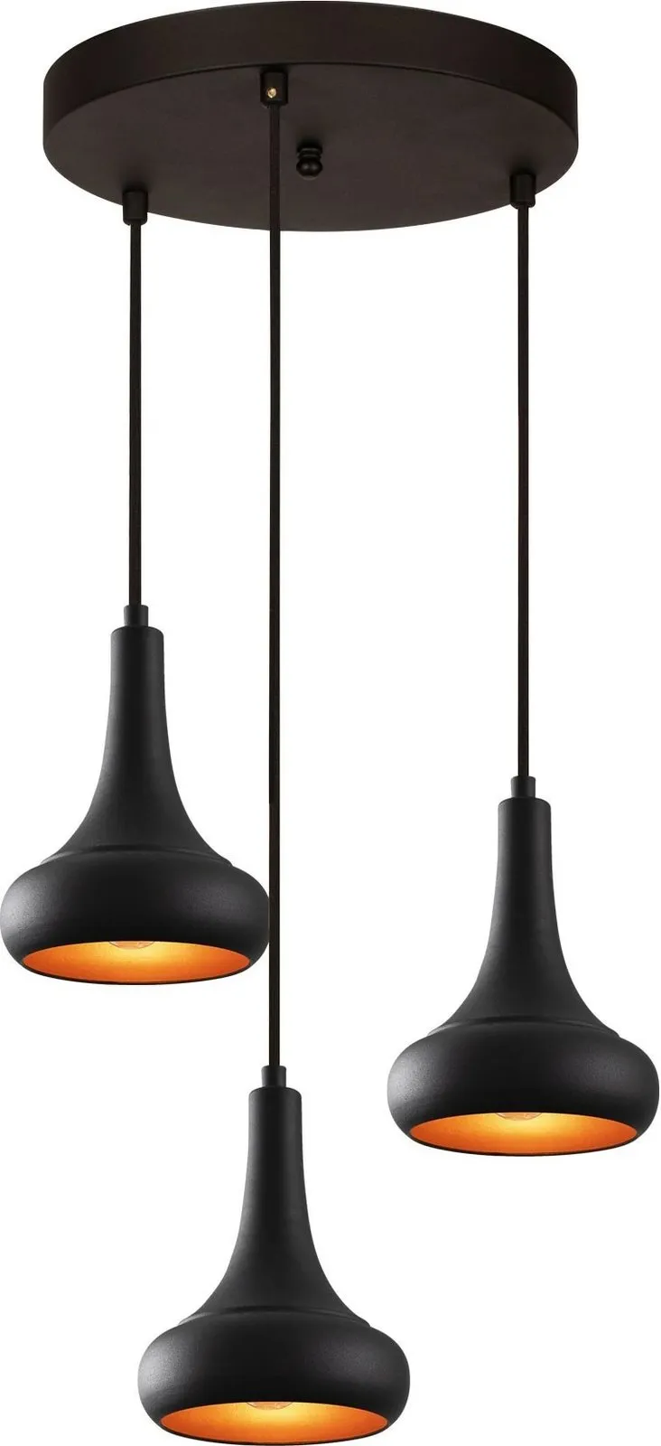 Llambë tavani Opviq, Berceste - N-1374, e zezë, moderne - 3