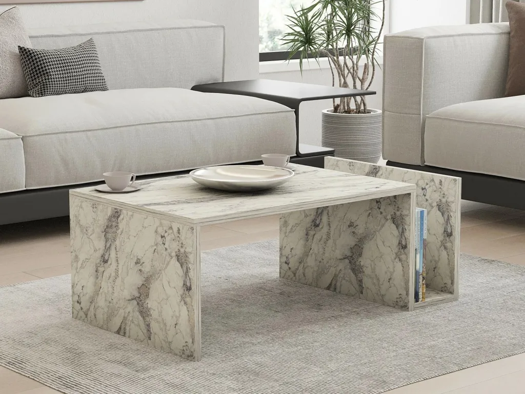 Tavolinë kafeje Hanah Home, Memo - Freesia Marble - 2