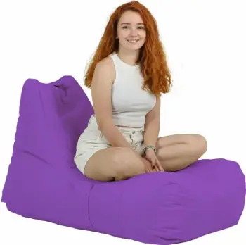 Puf kopshti, ngjyrë vjollcë, Atelier del Sofa, Trendy Comfort Bed Pouf