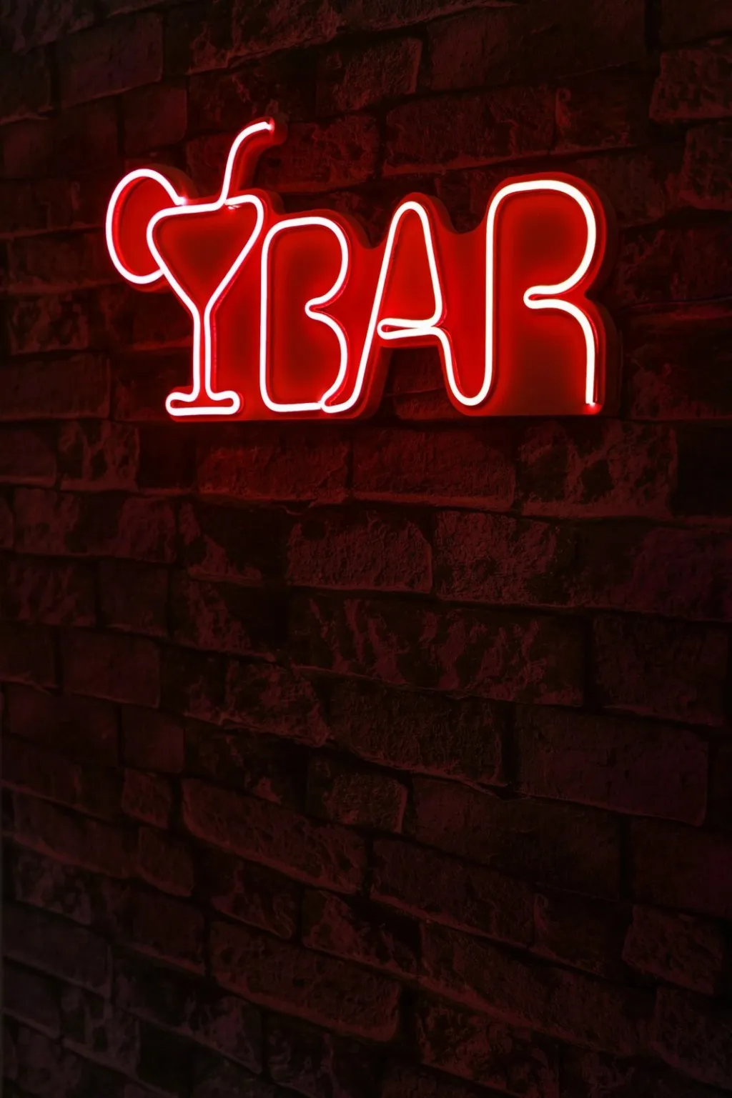 Dritë dekorative LED plastike, BAR, e kuqe - 3