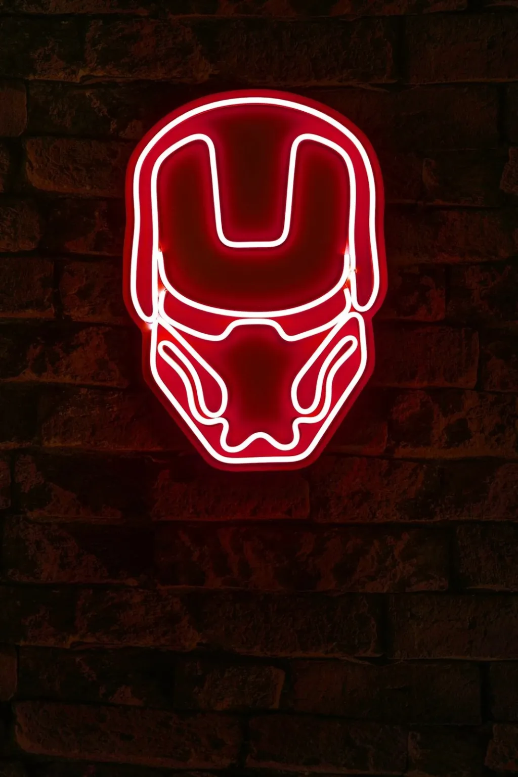 Dritë dekorative LED plastike, Iron Man, e kuqe - 4