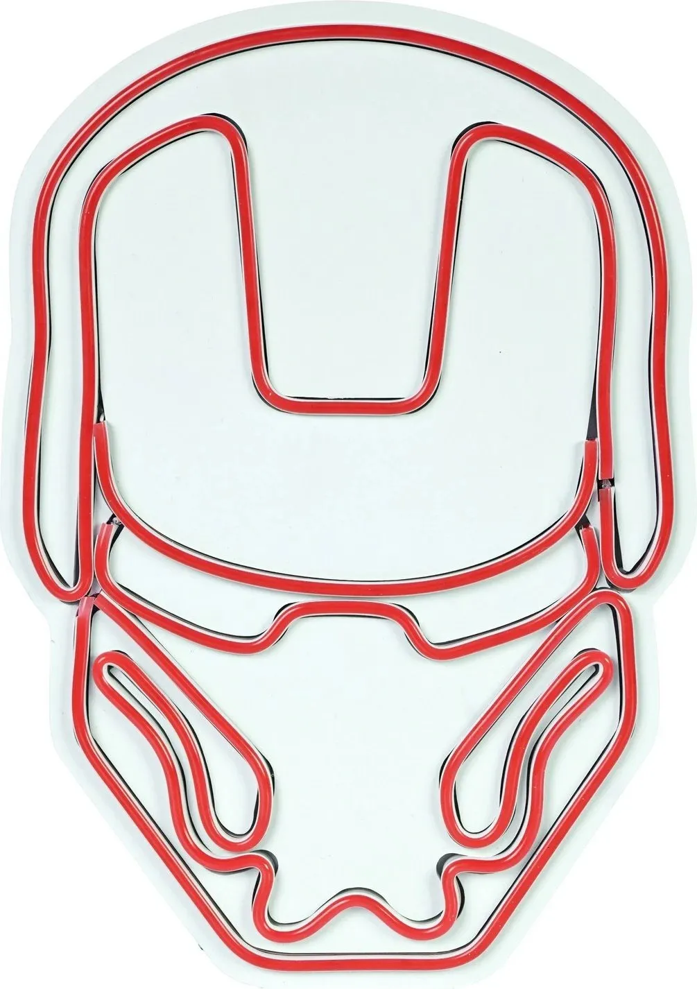 Dritë dekorative LED plastike, Iron Man, e kuqe - 6