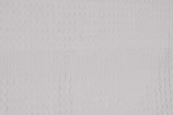 Çarçaf double pique, ngjyrë gri e çelët, me thekë dore, 220x240cm