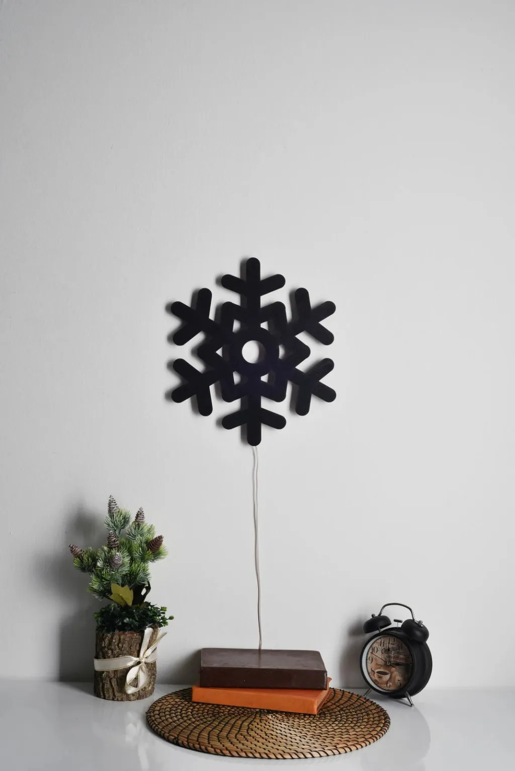 Dritë dekorative LED, formë bore, ngjyrë kaltër, Wallity Snowflake 2 - 5