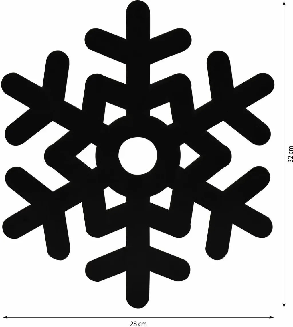 Dritë dekorative LED, formë bore, ngjyrë kaltër, Wallity Snowflake 2 - 9