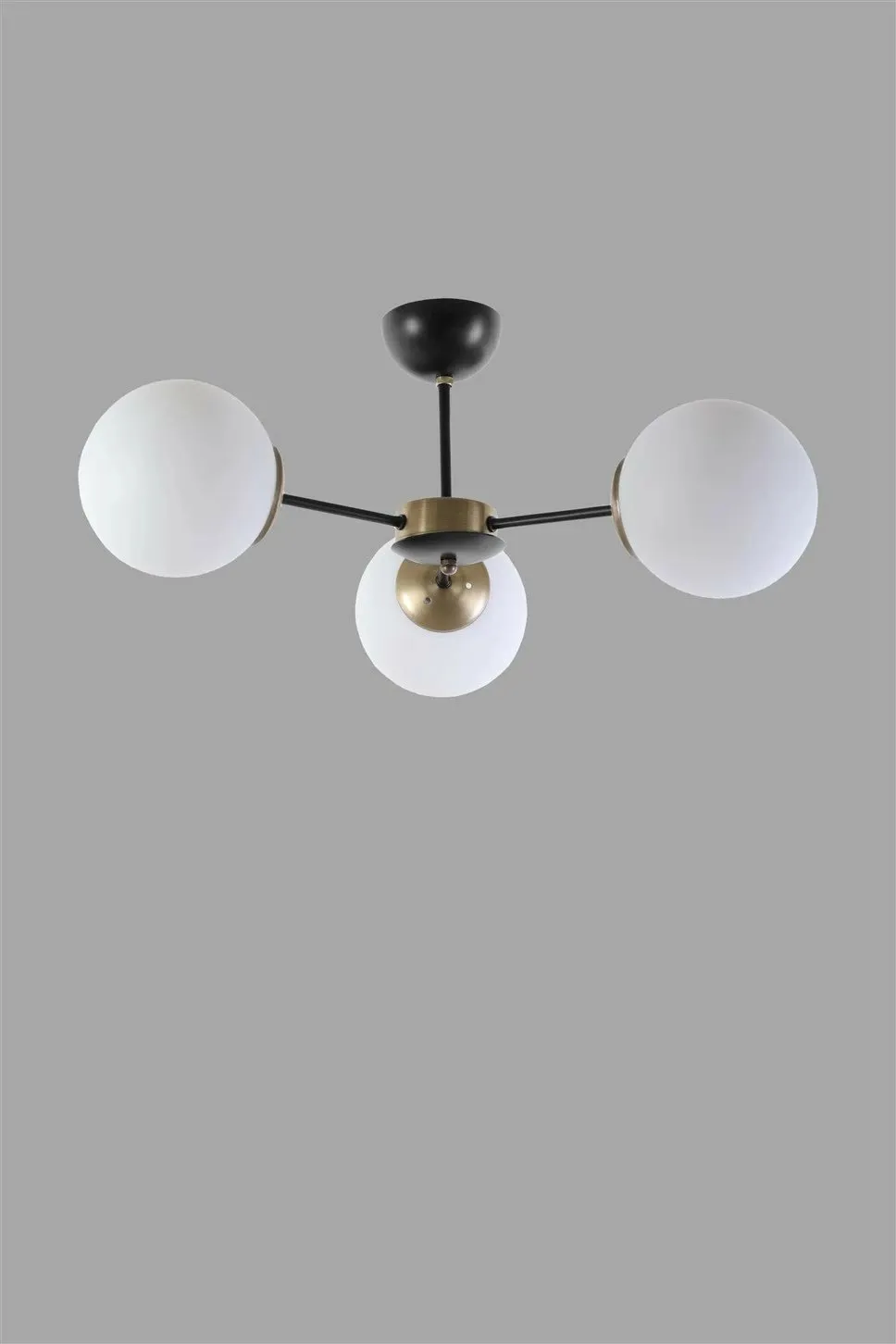 Llambë tavani Opviq Venüs, 3 drita, xham i bardhë - 4