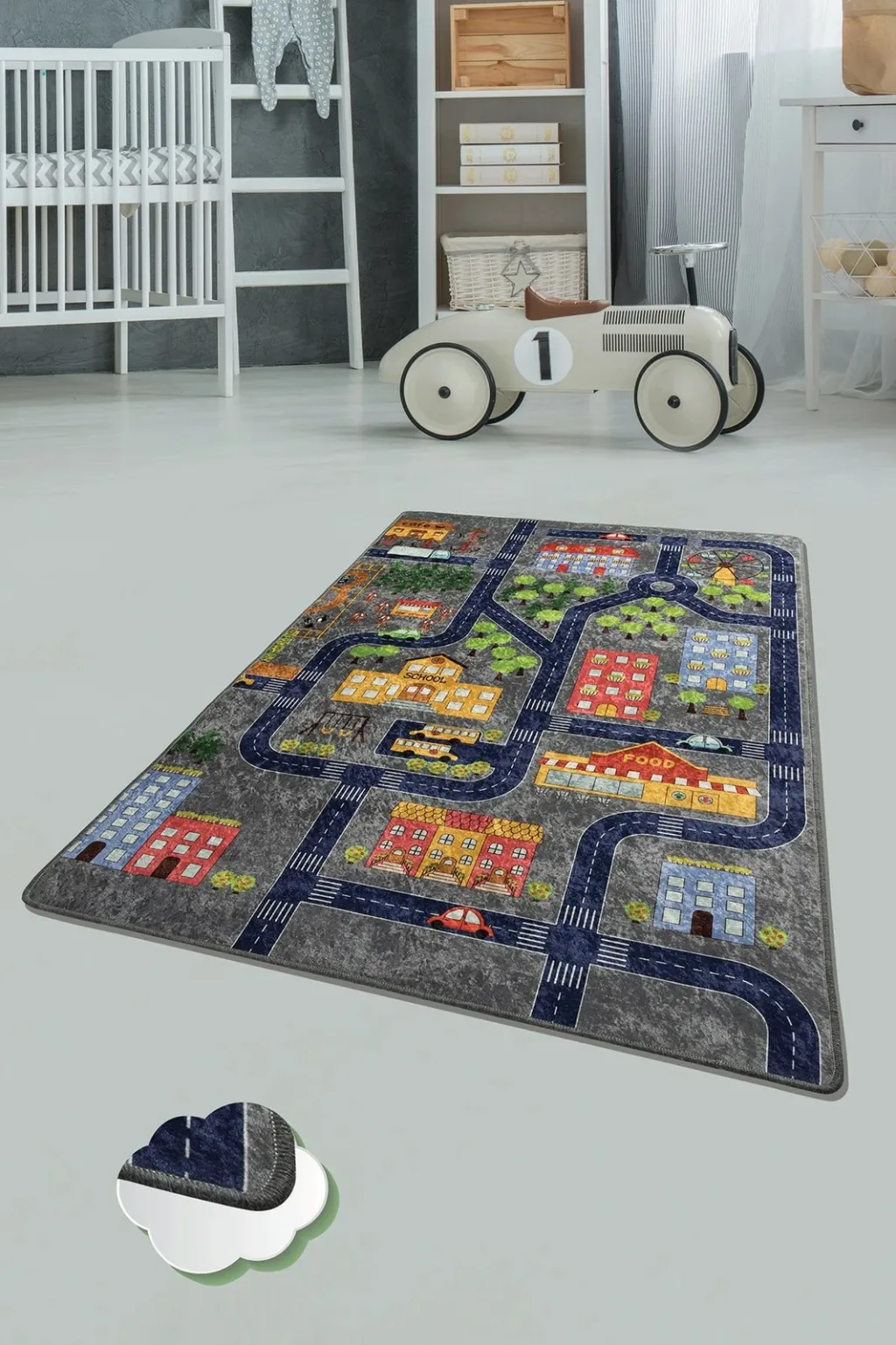 Qilim (200 x 290) Conceptum Hypnose, Small Town, gri - 2
