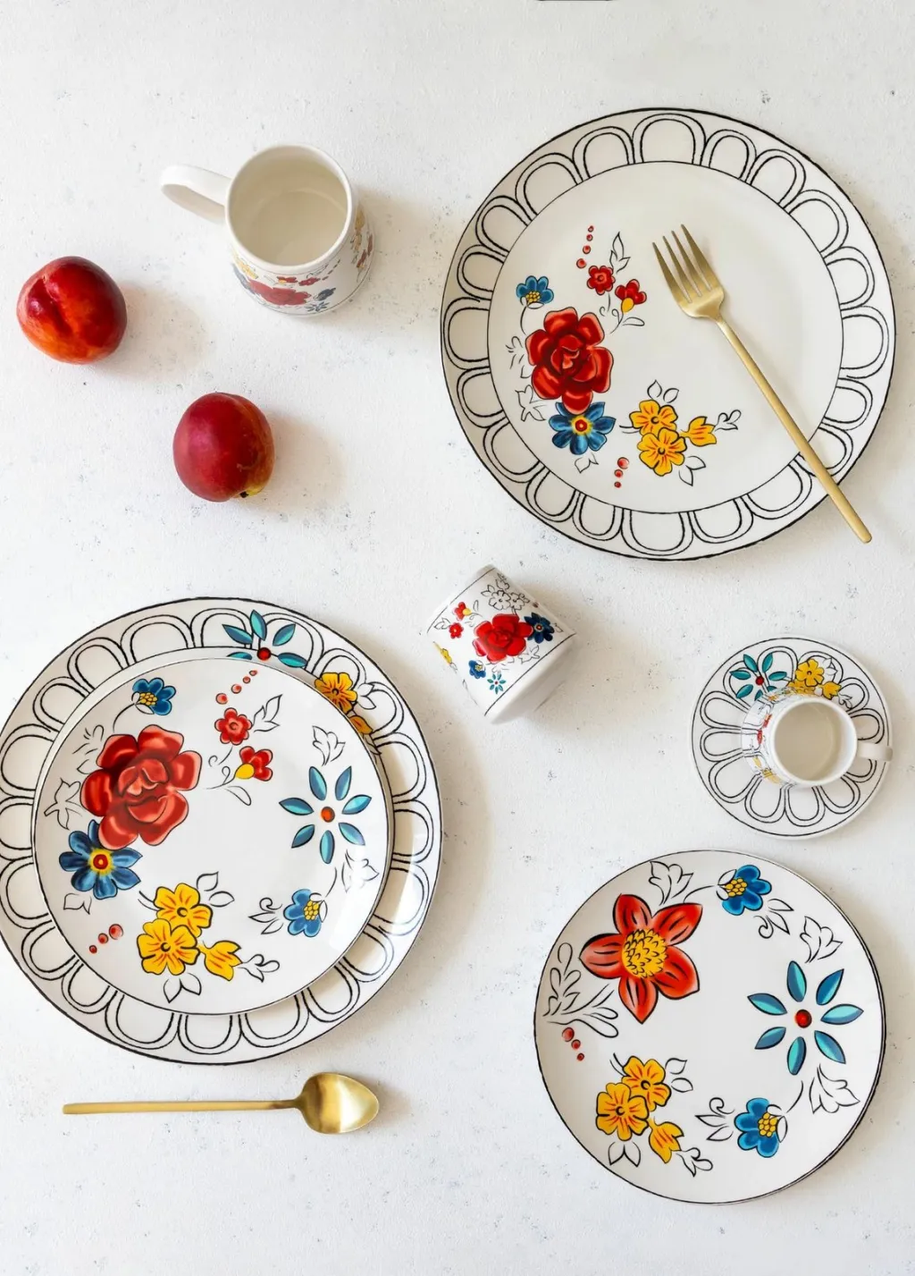 Set pjatash shërbimi (6 copë), Hermia, DNR0054 - 4