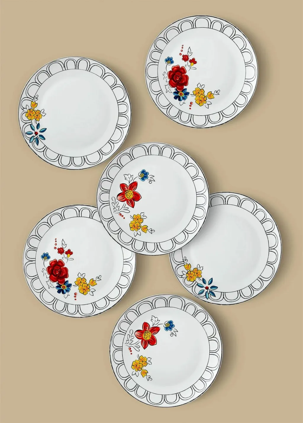 Set pjatash shërbimi (6 copë), Hermia, DNR0054 - 7