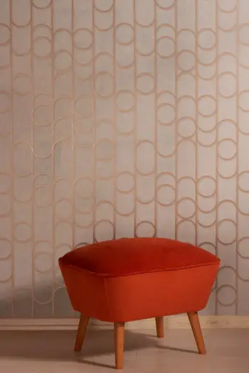 Puf i kuq Tile Red, Atelier del Sofa, Lake View