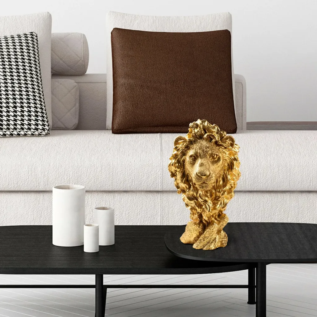Objekt dekorativ luan, ngjyrë ari, Aberto Design - 4
