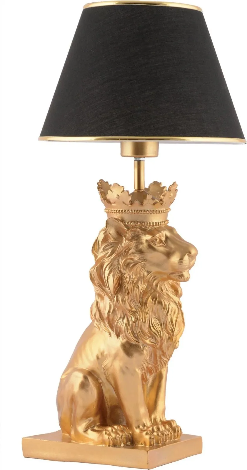 Llambë tavoline Opviq, Lion King, e zezë dhe e artë - 4