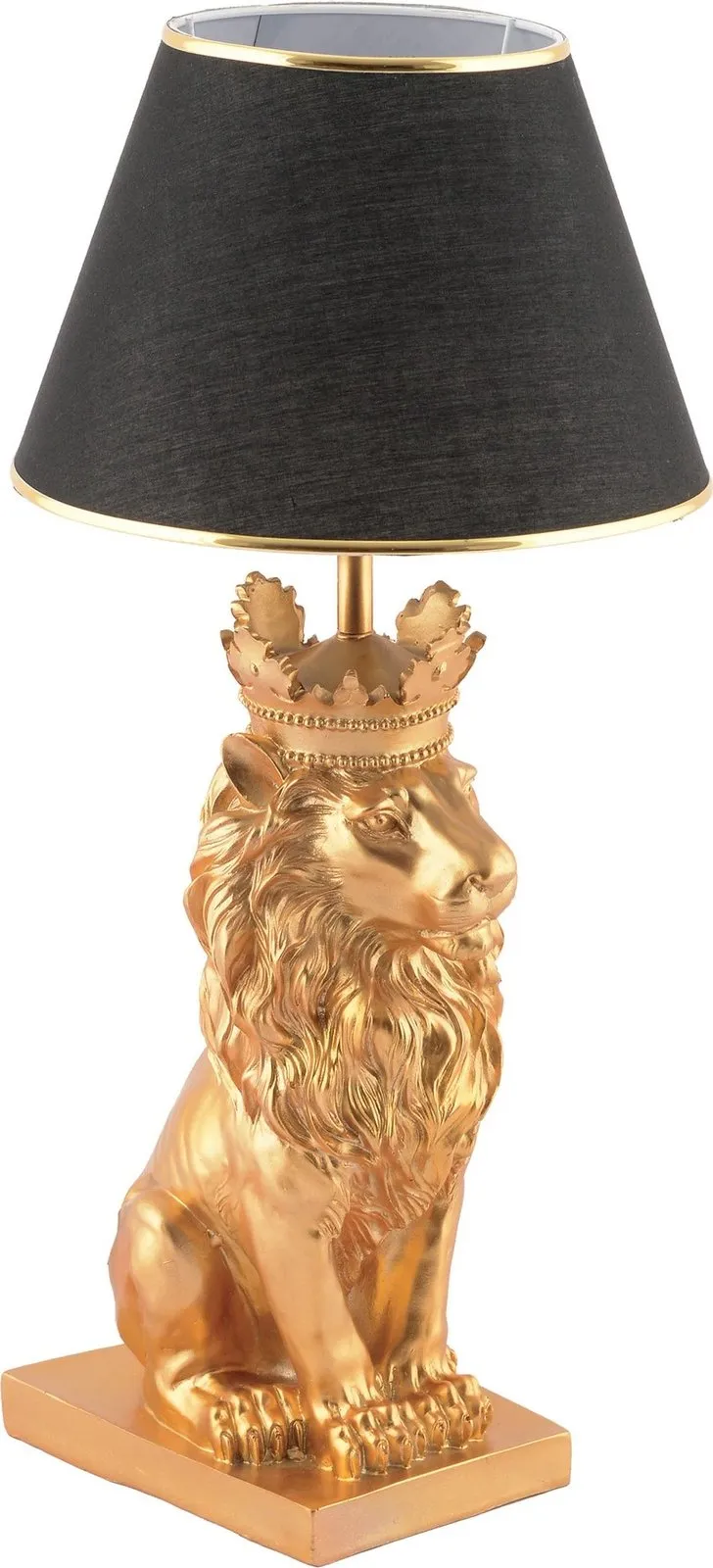 Llambë tavoline Opviq, Lion King, e zezë dhe e artë - 5