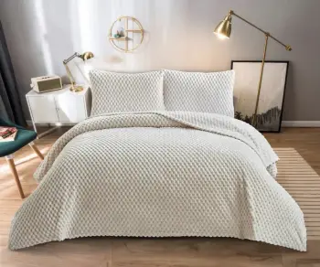 Set batanije dyshe me jastëkë, krem, L'essentiel, Dama