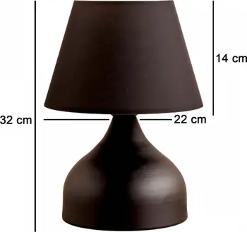 Llambë tavoline Opviq, AYD-3433, ngjyrë e zezë