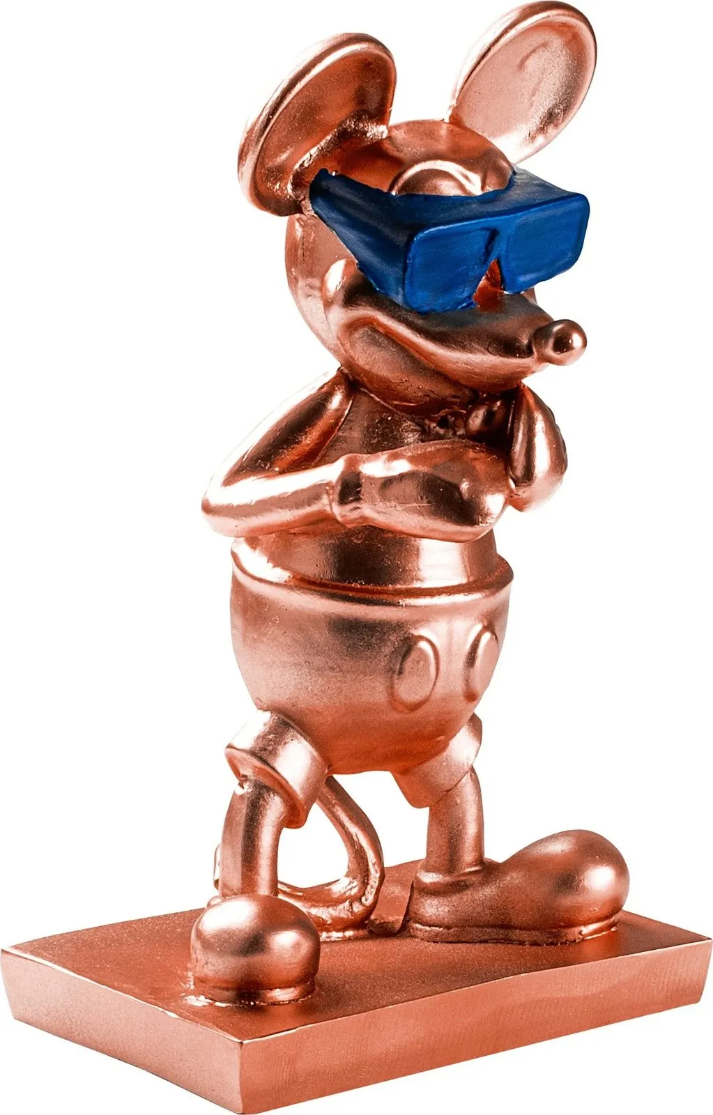 Objekt dekorativ Aberto Design, Souris-2, bakër e kaltër - 7