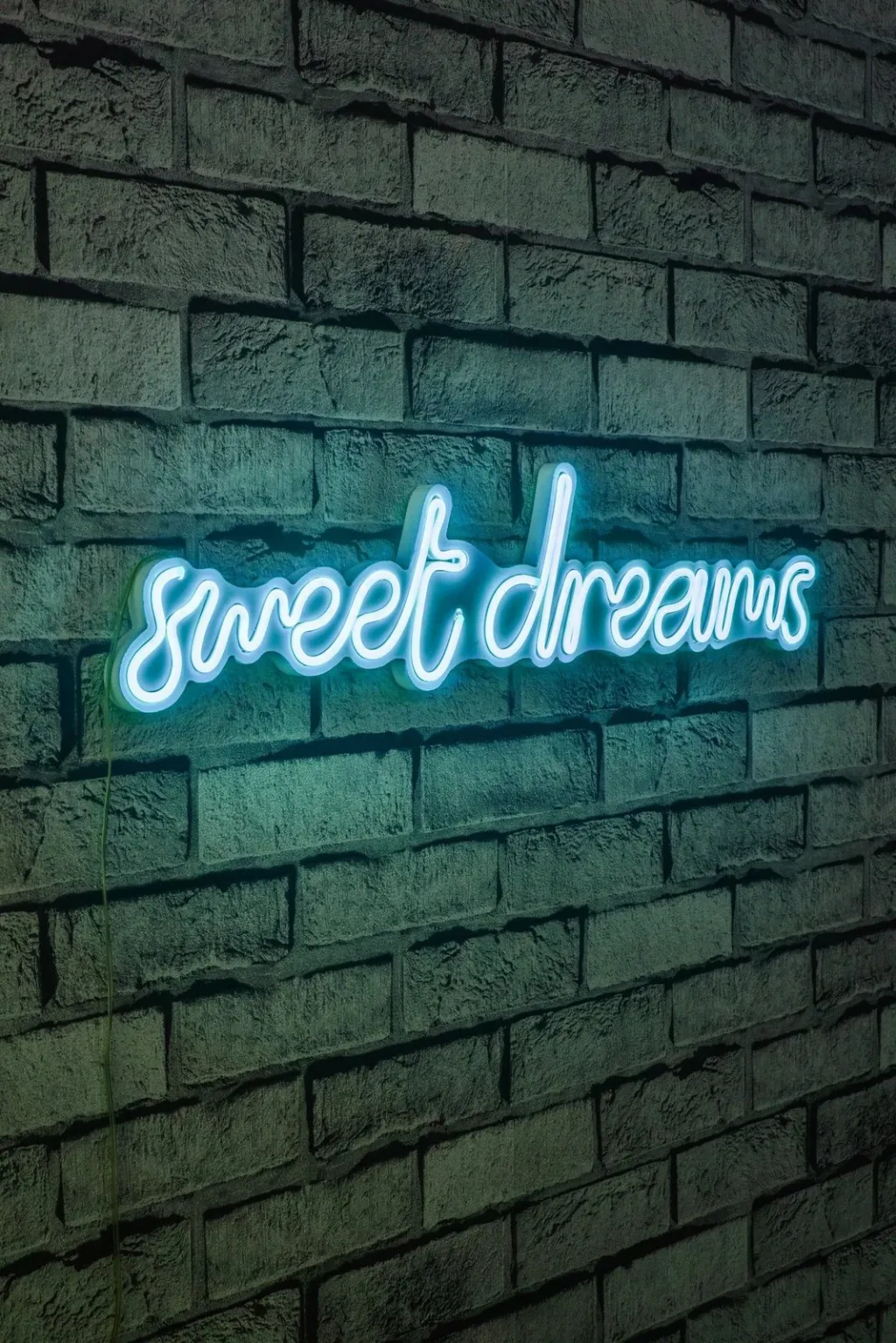 Dritë dekorative LED, plastikë, 'sweet dreams', ngjyrë kaltër - 3