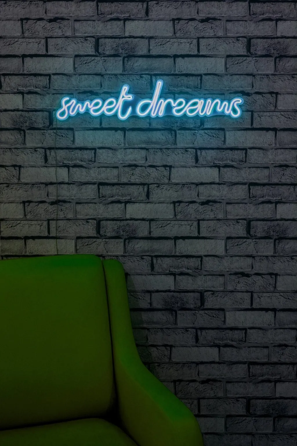 Dritë dekorative LED, plastikë, 'sweet dreams', ngjyrë kaltër - 5