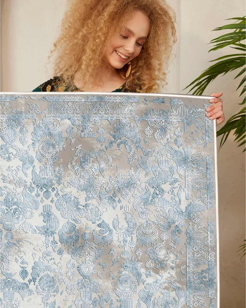 Qilim (60x100cm), Conceptum Hypnose, Eexfab797, blu-gri - 3