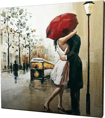 Pikturë dekorative në kanavacë, Wallity, KC042, shumëngjyrëshe, 45x45cm
