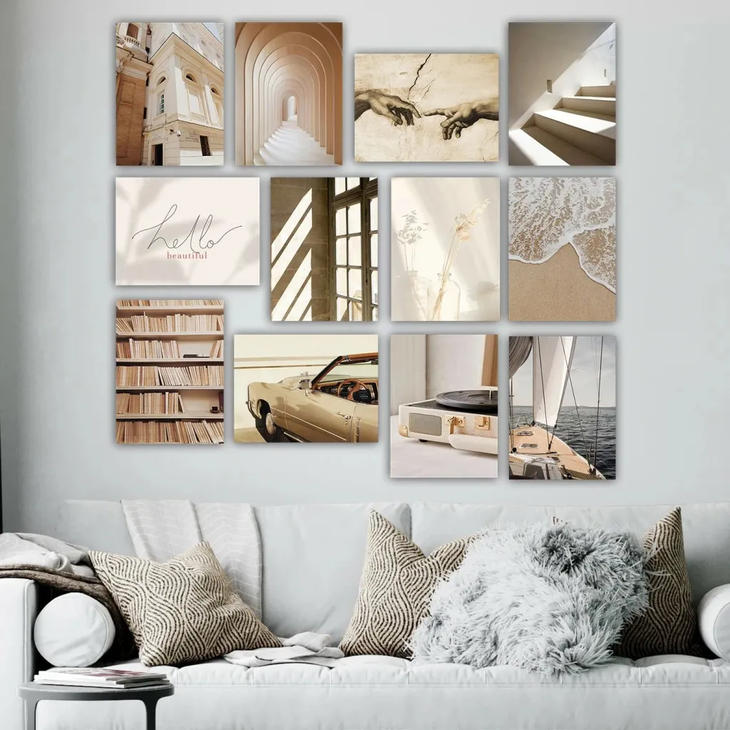 Piktura dekorative MDF (12 copë), Wallity, 12MDF41YS - 1