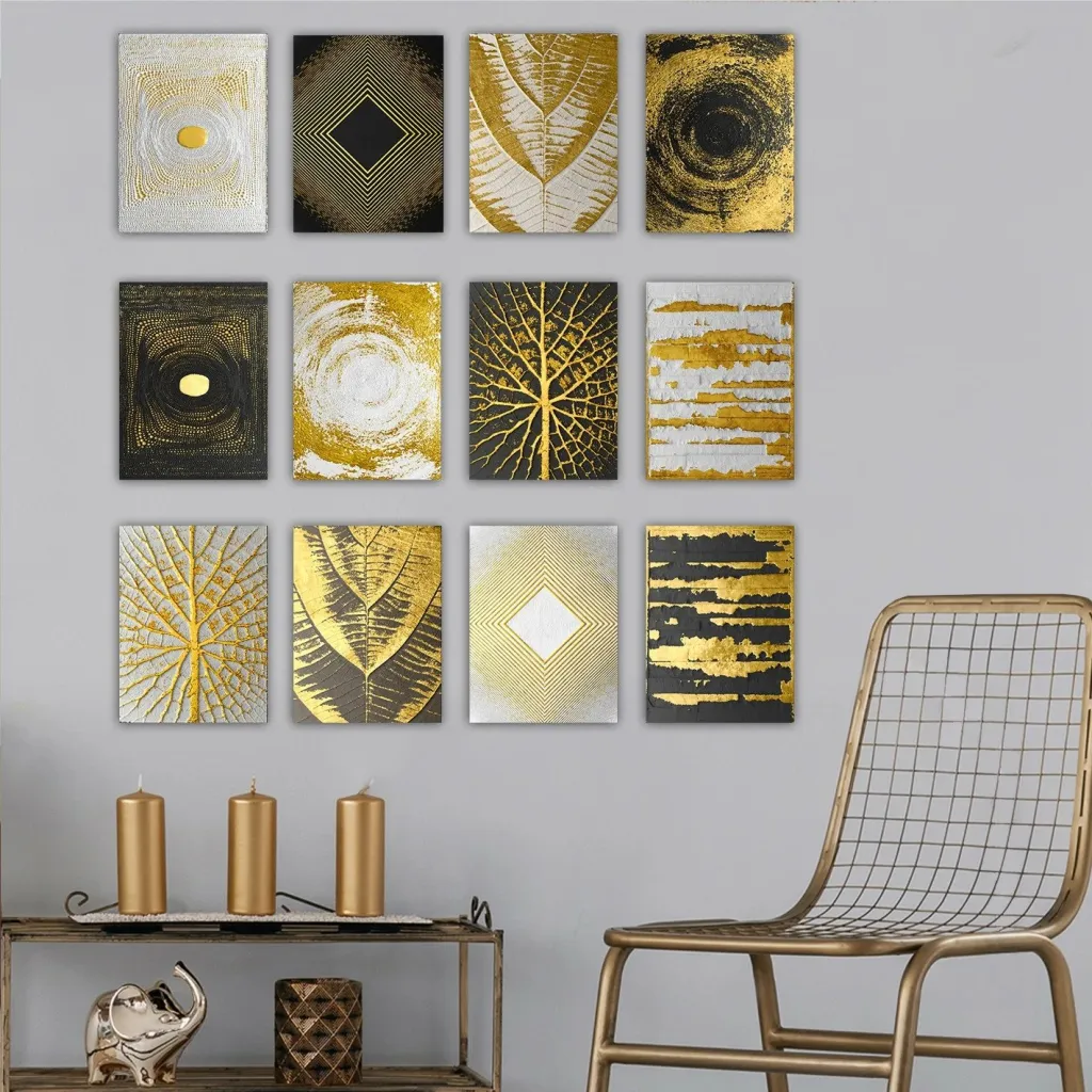 Piktura dekorative MDF (12 copë), Wallity, 12MDF37YS - 2
