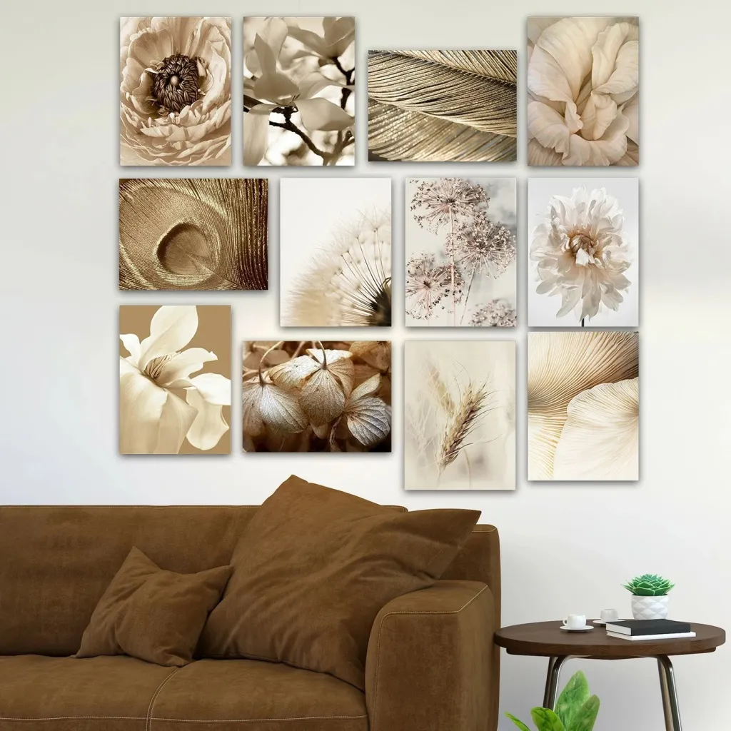Piktura dekorative MDF (12 copë), Wallity, 12MDF33YS - 1