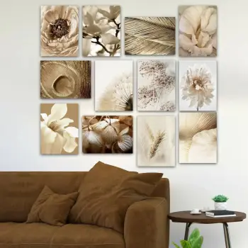 Piktura dekorative MDF (12 copë), Wallity, 12MDF33YS