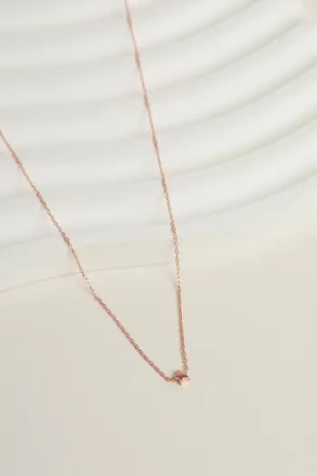 Qafore argjendi Elika Silver, ngjyrë rozë, ELKSLVR7720