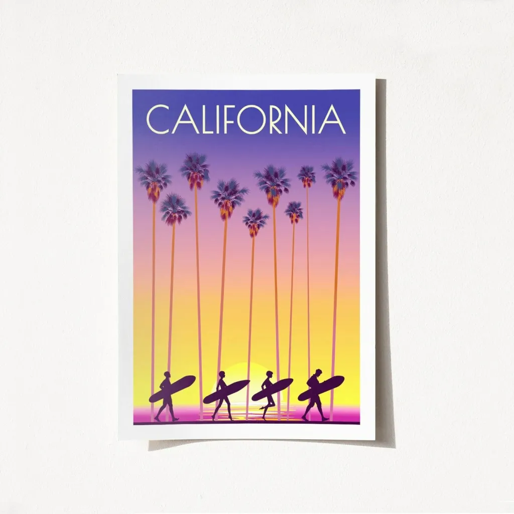 Poster A4, California - 2003, shumëngjyrësh - 2