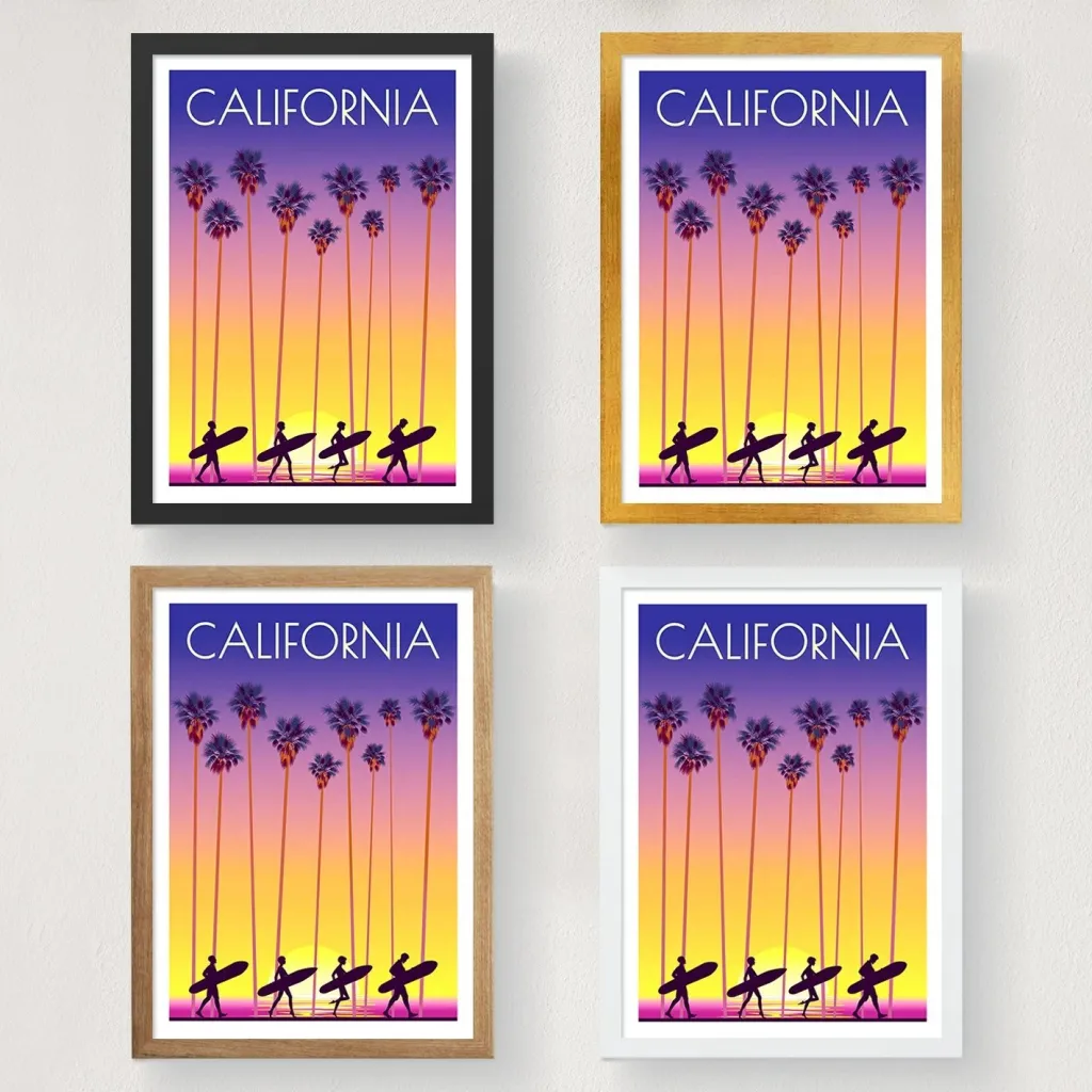Poster A4, California - 2003, shumëngjyrësh - 3