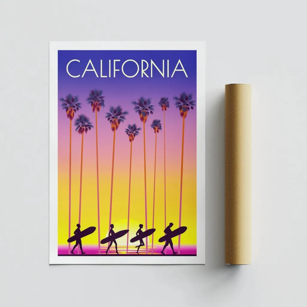 Poster A4, California - 2003, shumëngjyrësh - 4