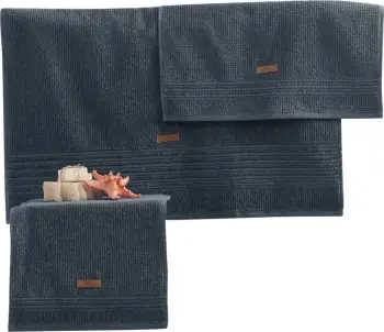 Set peshqirësh (3 copë), Mijölnir Wellness, ngjyrë antracit