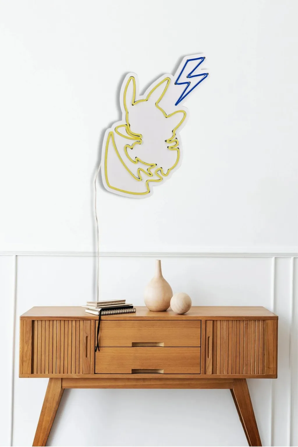 Dritë dekorative LED plastike, Pikachu, e verdhë dhe blu - 6