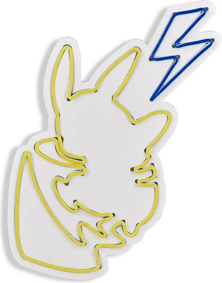 Dritë dekorative LED plastike, Pikachu, e verdhë dhe blu - 8