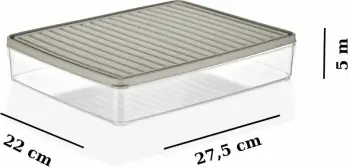 Set kuti për organizim (12 copë), Hermia, VITABOX 12'LI-KREM 2,8LT