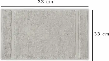 Peshqir fytyre Mijölnir, fancy, ngjyrë gri e çelët, 33x33cm (1 copë)