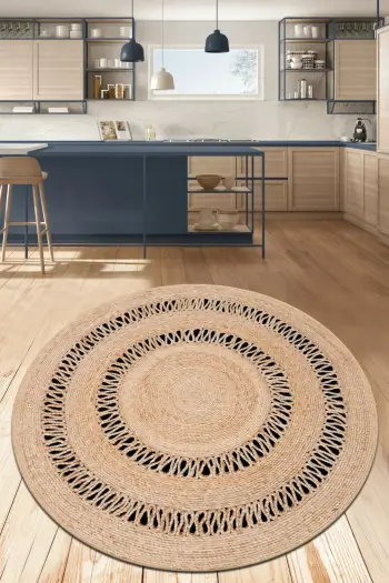 Qilim rrumbullak, shumëngjyrësh, 140 cm, Conceptum Hypnose, Drenaj Çap 140