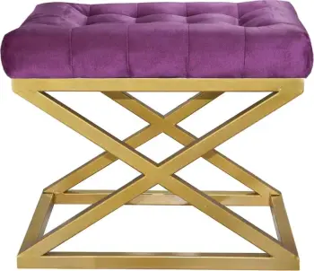 Puf Atelier del Sofa, kornizë ari, ulëse lejla