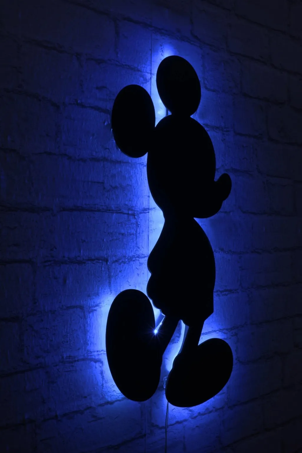 Dritë dekorative LED Mickey Mouse, ngjyrë kaltër - 2