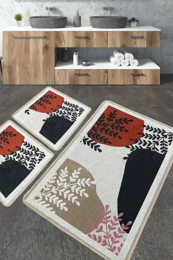 Set tapetesh për banjo, 3 copë, Mijölnir, Noe, shumëngjyrëshe