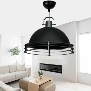 Llambë tavani Opviq, AYD-3578, e zezë, metal