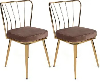 Set Karrigesh (2 Copë) Yıldız, kafe e çelët, artë