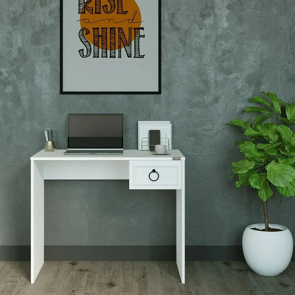 Tavolinë studimi Hanah Home, e bardhë, Cms-1301-Bb-1 - 1